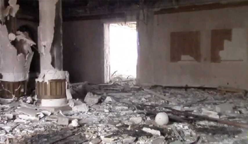 قصر الشيخة موزة في تدمر بعد تحريرها