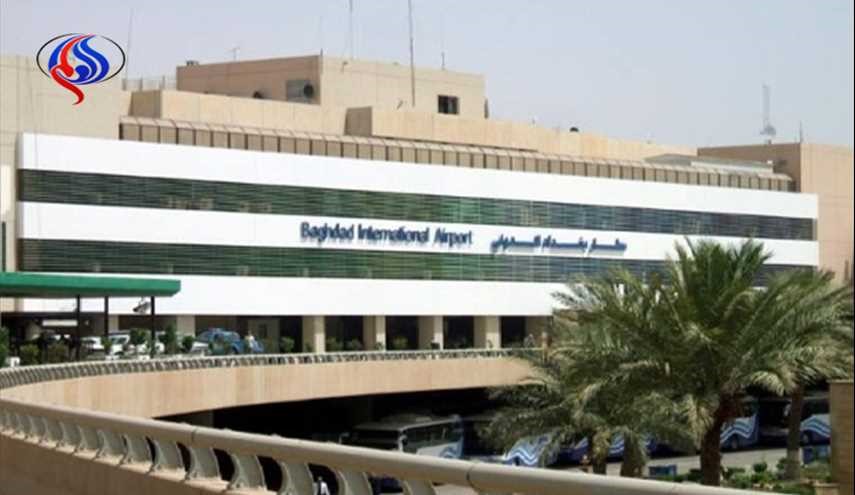 آتش سوزی در فرودگاه بین المللی بغداد