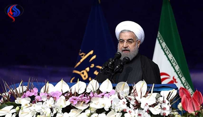 روحاني: الشعب استعاد حق انتاج وتصدير النفط من خلال الاتفاق النووي