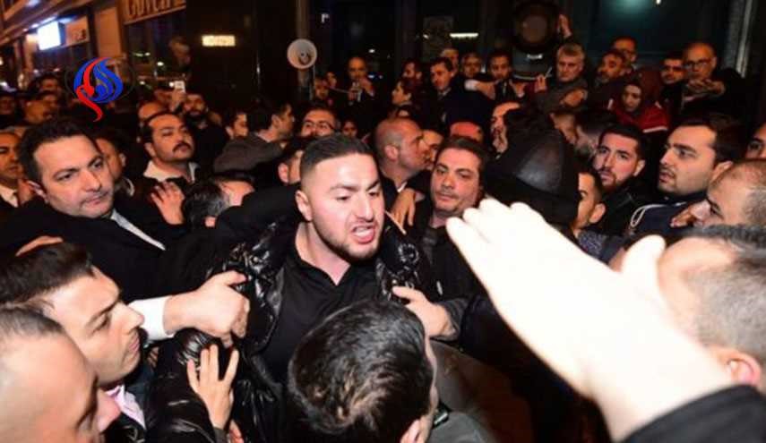 حمله پلیس هلند به گردهمایی حامیان اردوغان