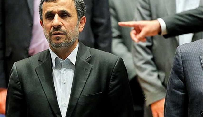 علت تغییر جای احمدی‌نژاد در مراسم تنفیذ مشخص شد + تصاویر