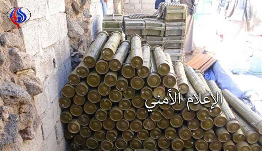 بالصور/ الأمن اليمني يضبط اسلحة كثيرة في وكر للمرتزقة بأرحب