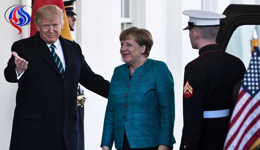 Trump, Germany's Merkel Hold First Face-to-Face Meeting at White House