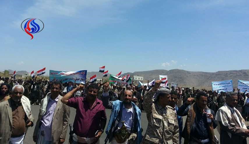 تجمع بزرگ یمنیها در محکومیت تجاوزگری سعودیها+عکس