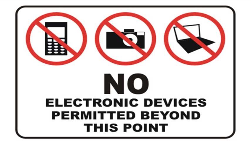 بردن وسایل الکترونیک به آمریکا ممنوع است!