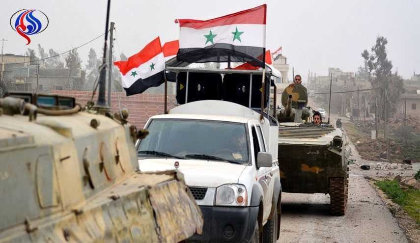 درگیری شدید ارتش و تروریست ها در شرق دمشق