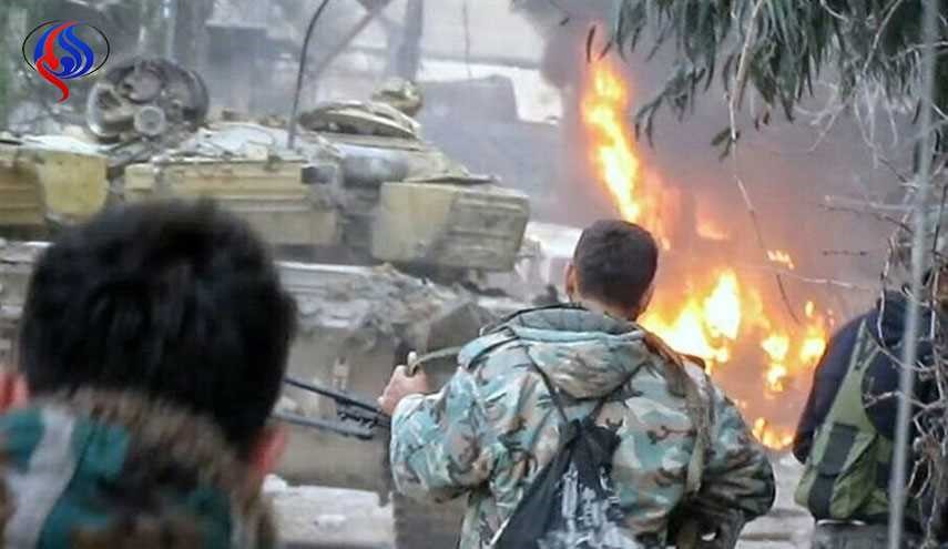 الجيش السوري يضيق الخناق على الارهابيين بجوبر