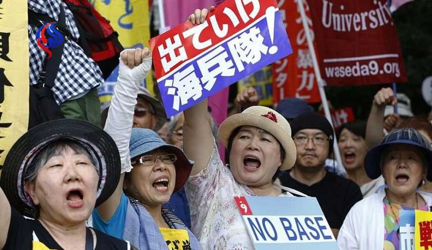 مردم ژاپن به لایحه ضد تروریسم دولت اعتراض کردند