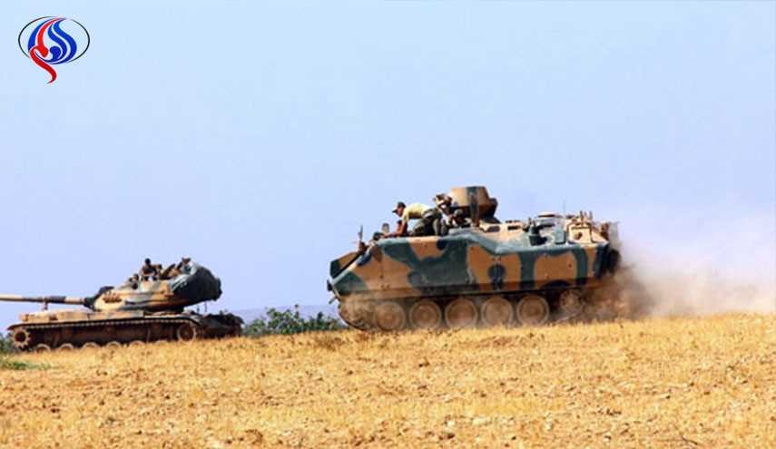 الجيش التركي يتوغل في ريف مدينة عفرين بريف حلب