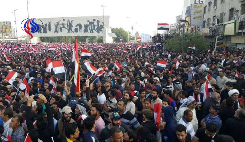 آغاز تظاهرات هواداران صدر در بغداد