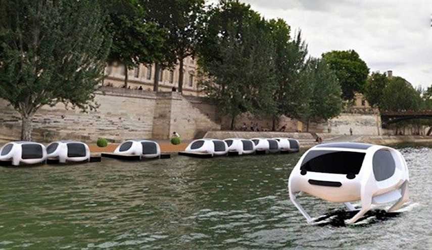 تاکسی هایی که روی رودخانه حرکت می کنند!