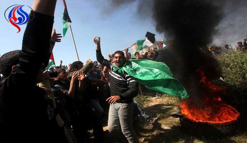 تظاهرات گسترده در فلسطین در 