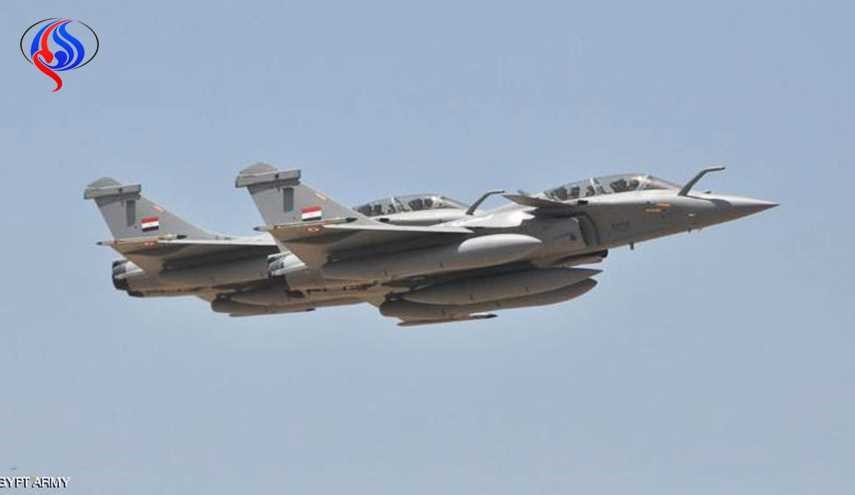 سلاح الجو المصري يصفي 14 مسلحا شمالي سيناء