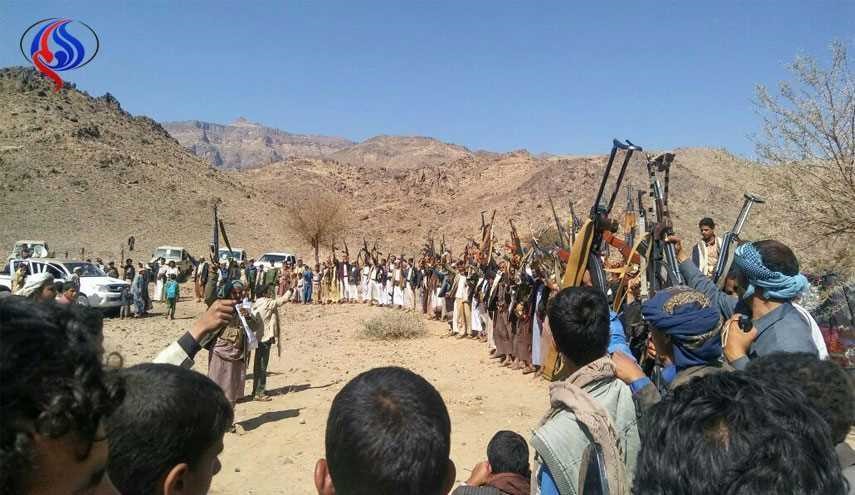 همایش قبایل مأرب در حمایت از نیروهای یمنی