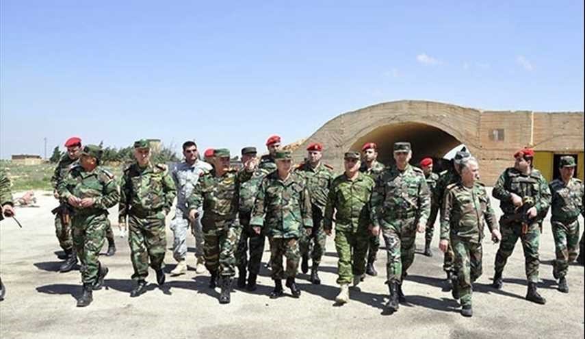Syrian Army Chief Visits Airbase Hit by US Missiles