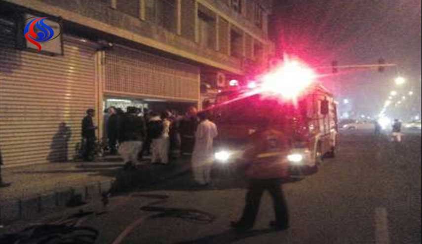 آتش سوزی در پاساژ طلا فروشی برادران زاهدان