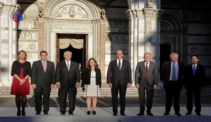 وزراء خارجية G7 يسعون مع نظراء عرب لاقناع روسيا بـ
