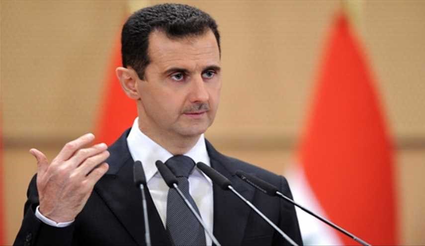 اسد: حملۀ شیمیایی کاملا ساختگی بود