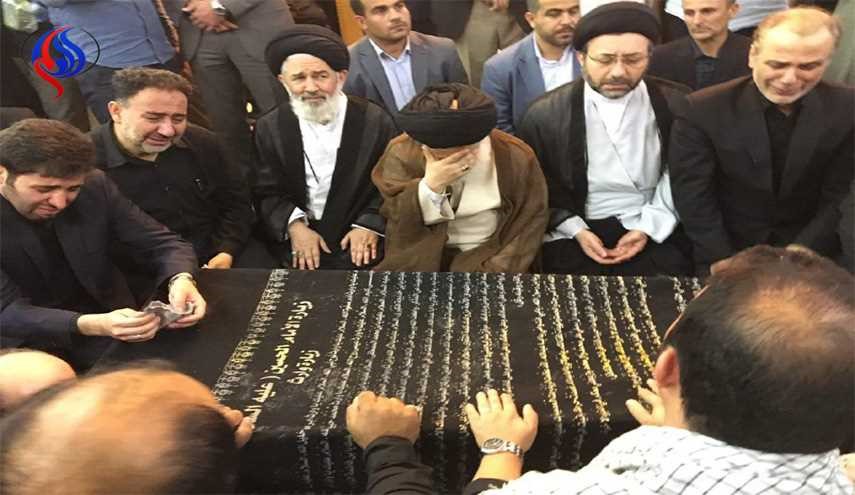 پیکر مطهر سردار دانشیار در نجف اشرف آرام گرفت
