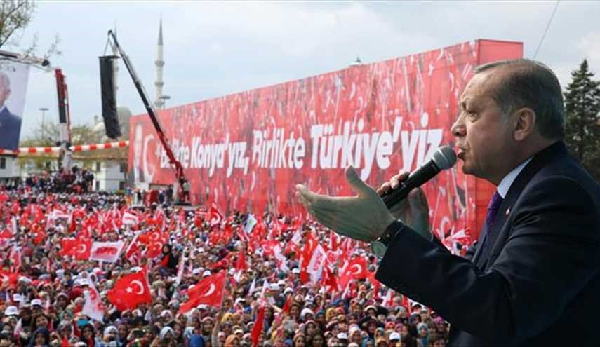 Turkey's Erdogan Denounces OSCE Report on Referendum Campaign Atmosphere