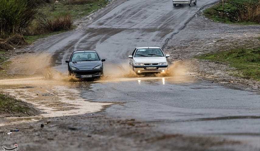 أمطار غزيرة وسيول في مدينتي تبريز وارومية شمال غربي ايران
