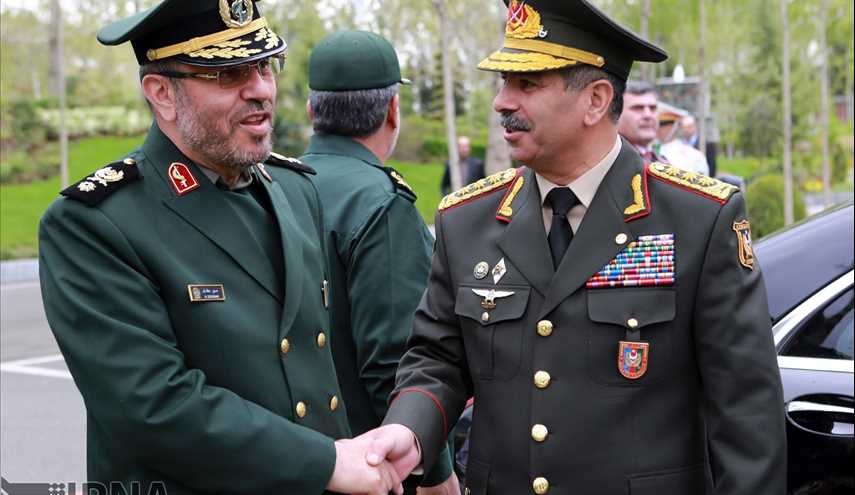 دیدار وزیران دفاع ایران و جمهوری آذربایجان | تصاویر