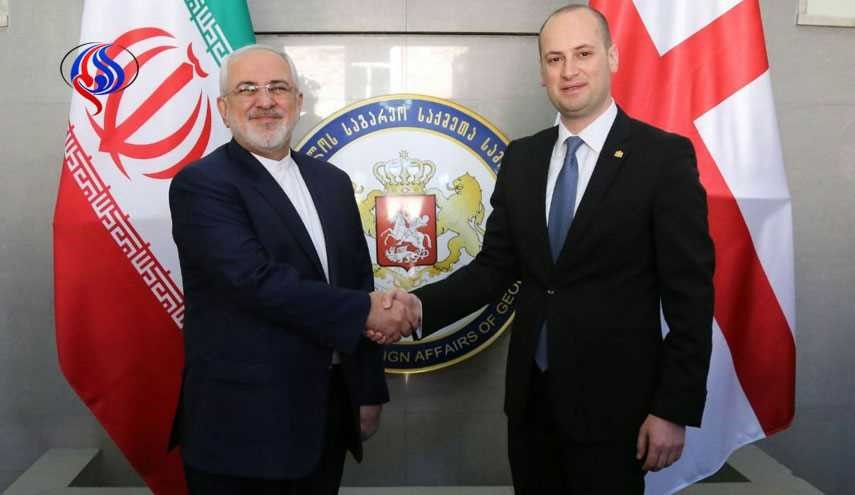 ظریف با وزیر خارجه گرجستان دیدار کرد