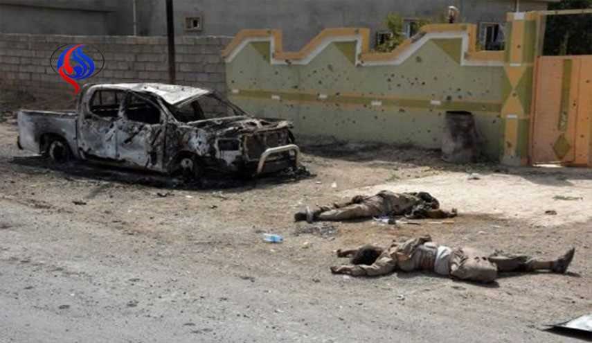 انهدام 2 خودروی بمب گذاری شده داعش در عراق