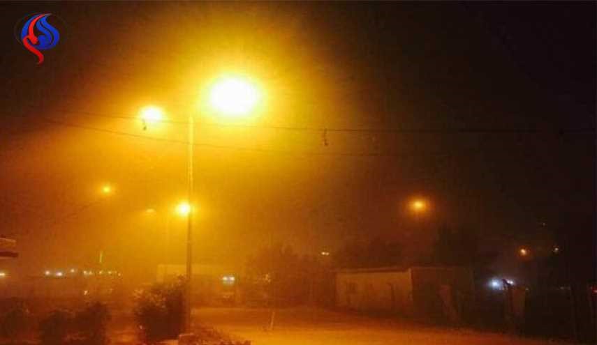 طوفان در نجف اشرف..میزان دید به صفر رسید !