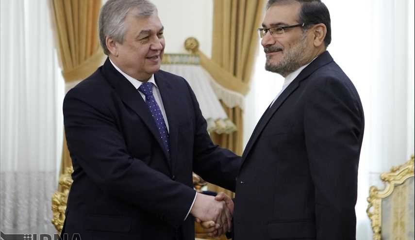التقى الممثل الخاص للرئيس الروسي مع شمخاني
