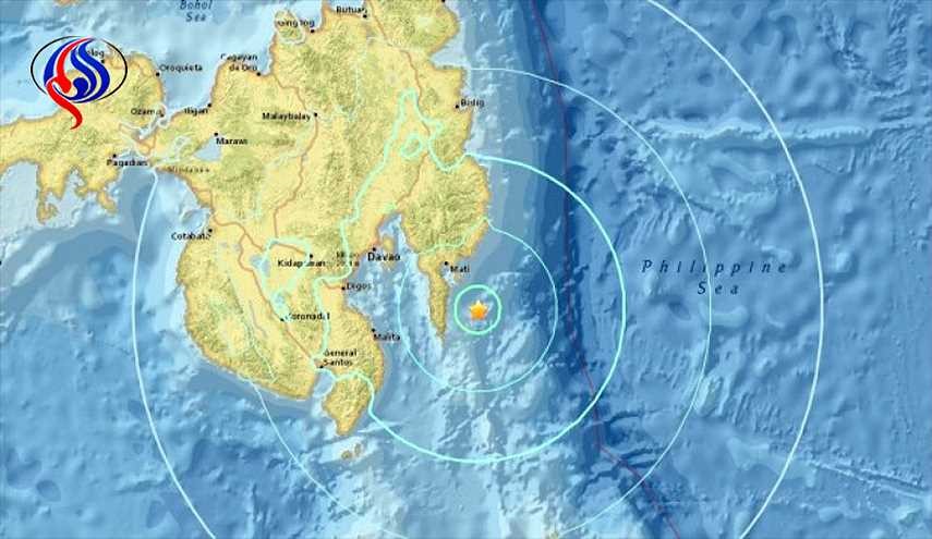 زلزال عنيف بقوة 7.2 ريختر يضرب جزيرة مينداناو بالفلبين