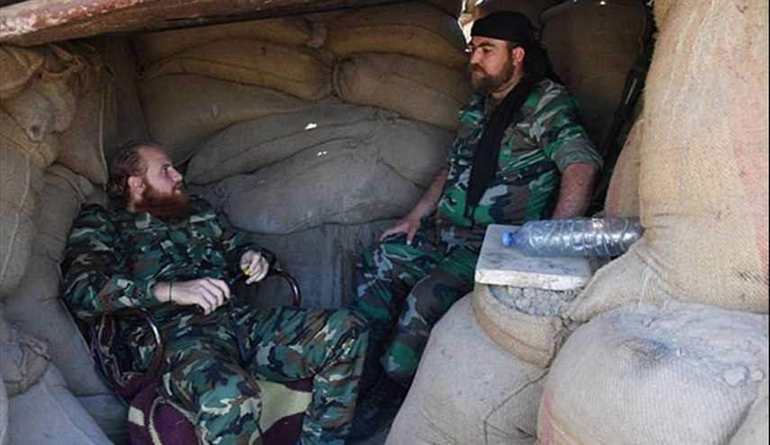 Syrian Army Troops Protecting Civilian Neighborhoods against Terrorists