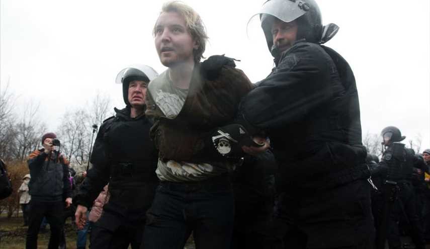 تظاهرات علیه پوتین در مسکو‎ | تصاویر