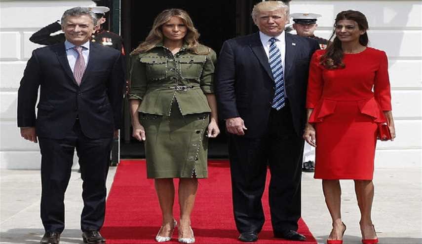 لباس نظامی ملانیا ترامپ در کاخ سفید (+عکس)