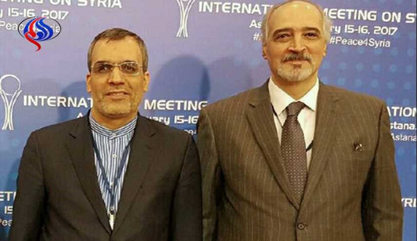 دیدار نمایندگان ایران و سوریه در آستانه