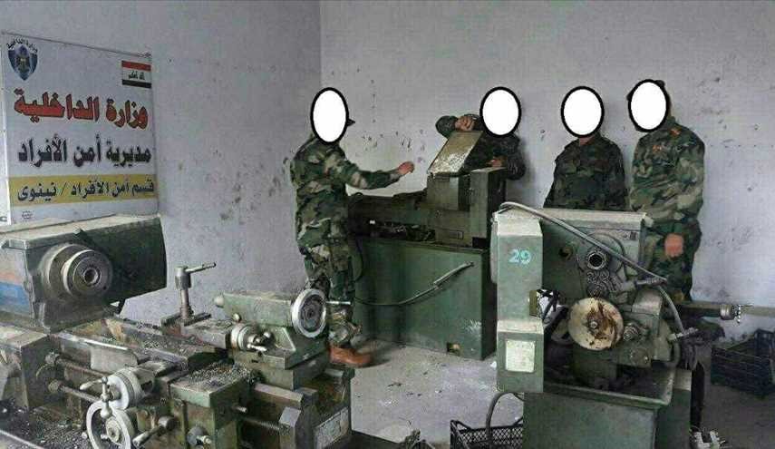 بالصور: المتفجرات التي عثرت عليها قوات الامن في الفيصلية بالموصل