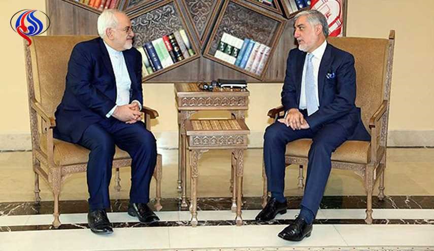 ظريف يبحث مع الرئيس التنفيذي في افغانستان المشاكل الحدودية