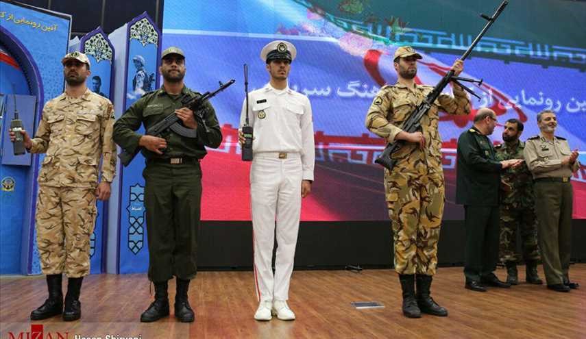Iran unveils home-built sniper rifles, radios