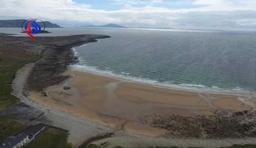ساحلی در ایرلند پس از 33 سال نمایان شد!+عکس