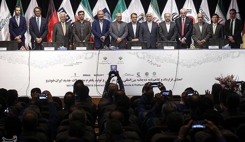 امضای قرارداد کنسرسیوم همکاری برای تولید پلتفرم ومحصول در ایران خودرو | تصاویر