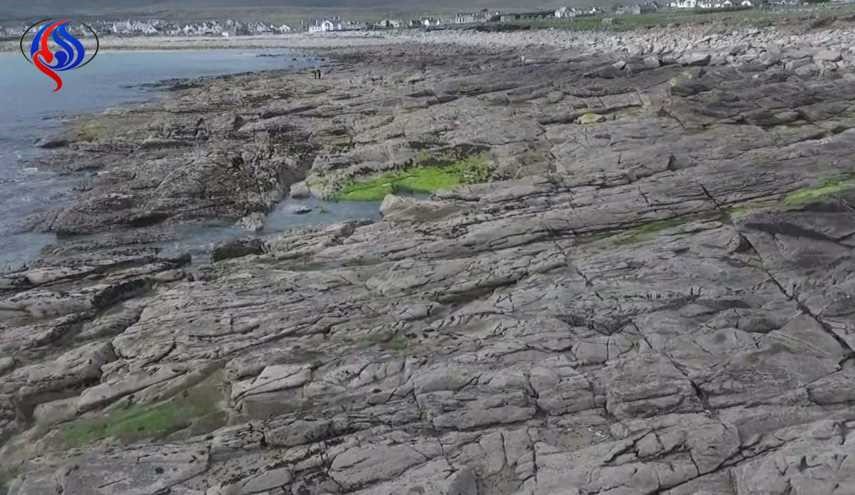 ساحل گمشده در ایرلند پس از سی سال پیدا شد+تصاویر
