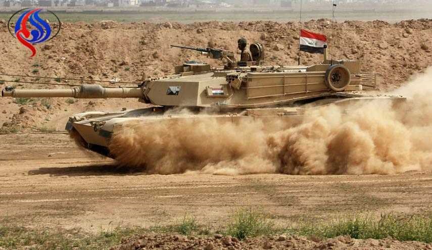 بالصور...دبابة غريبة تشارك في معارك تحرير الموصل