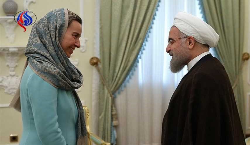 EU’s Mogherini Congratulates Rouhani on Re-Election