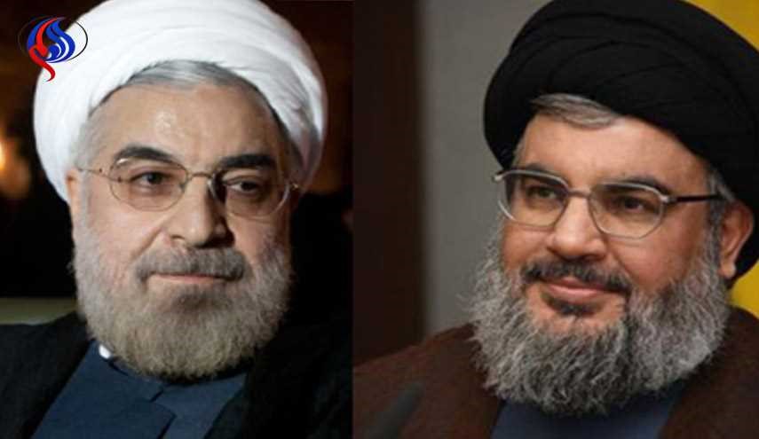 السيد نصرالله يهنئ روحاني باعادة انتخابه رئيسا لايران