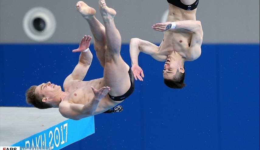 Double diving competition Games Muslim countries in 2017 / Baku