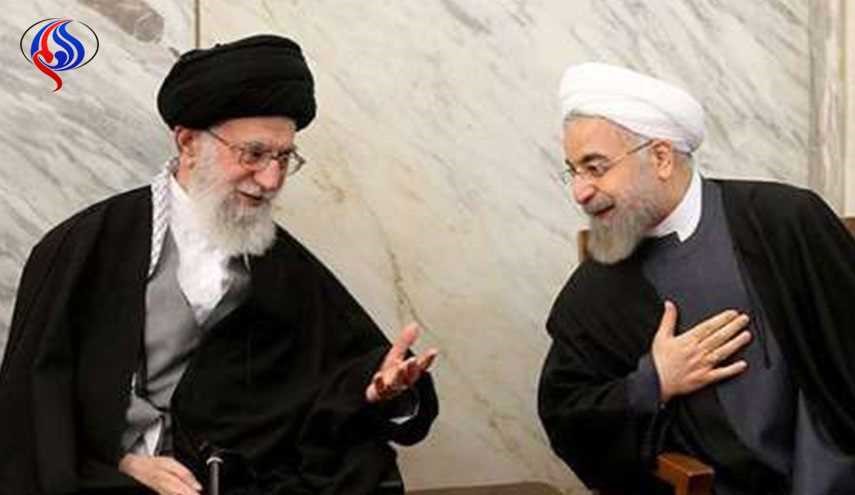 قائد الثورة الاسلامية يستقبل الرئيس روحاني