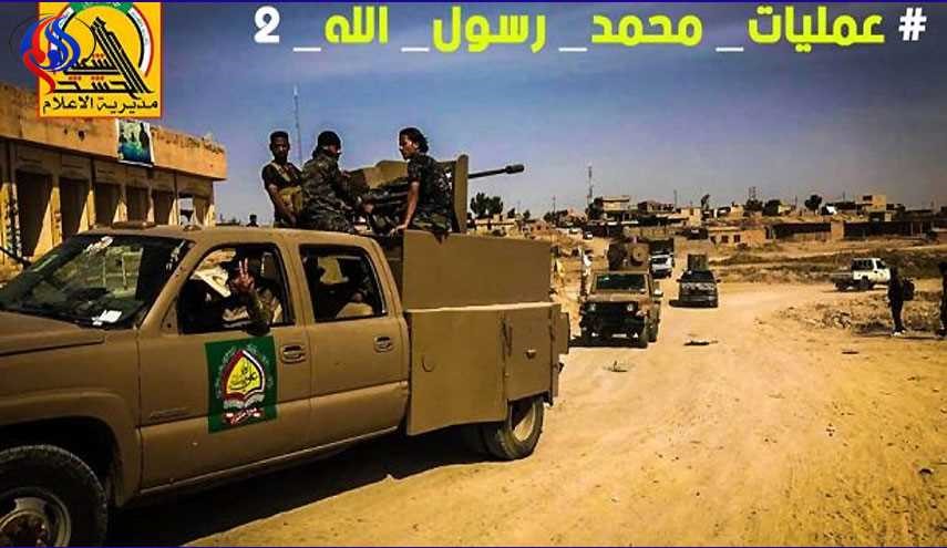 الحشد الشعبي يحرر قريتين مهمين لداعش ويقتل 20 منهم شمال شرق البعاج