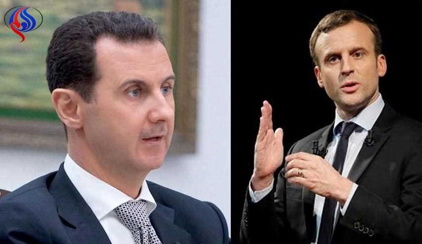 ماكرون يعلق على فتح السفارة الفرنسية في دمشق ويفتح باب التواصل مع الاسد