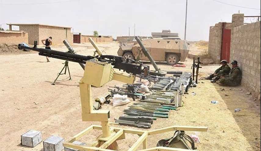 Iraqi Popular Forces Sieze ISIL's Military Equipment in Baaj