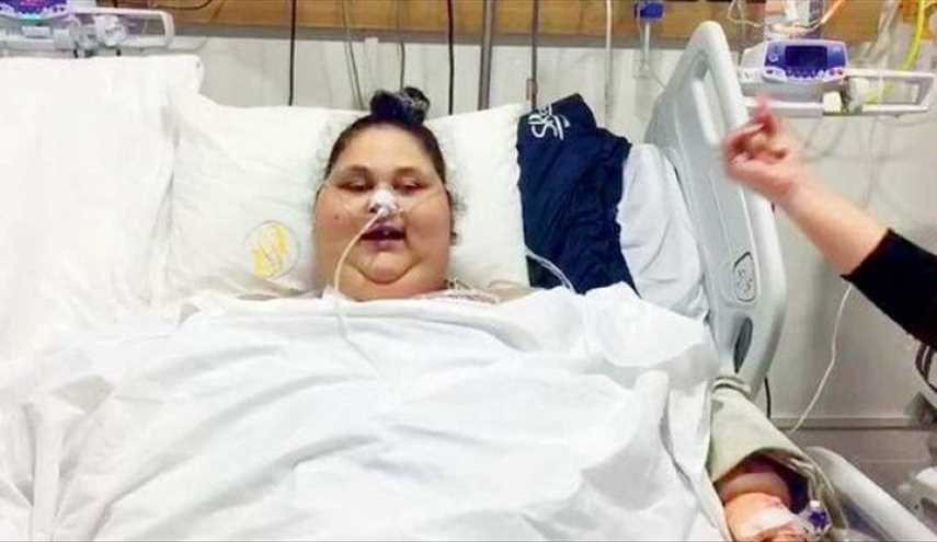 مفاجأة سعيدة.. هذه آخر أخبار أسمن امرأة في العالم